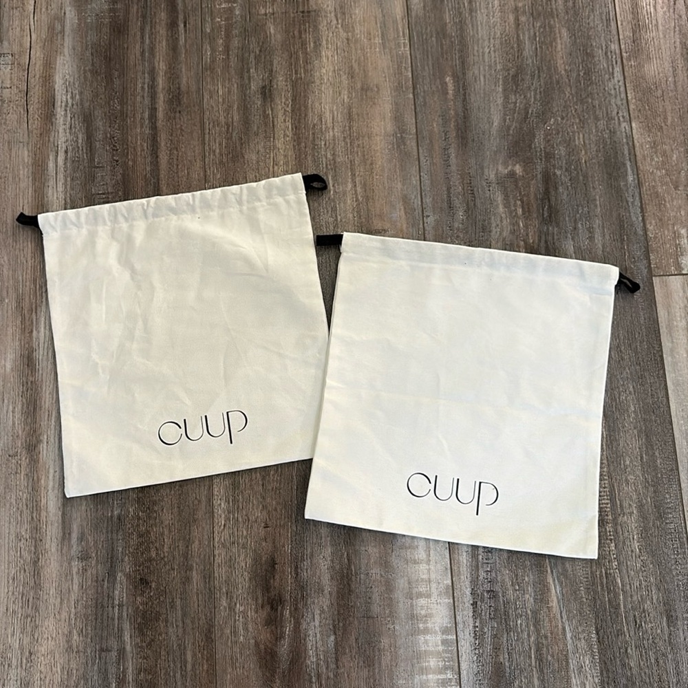 Cuup Lingerie Travel drawstring dustbag lot 11x11 3/4
